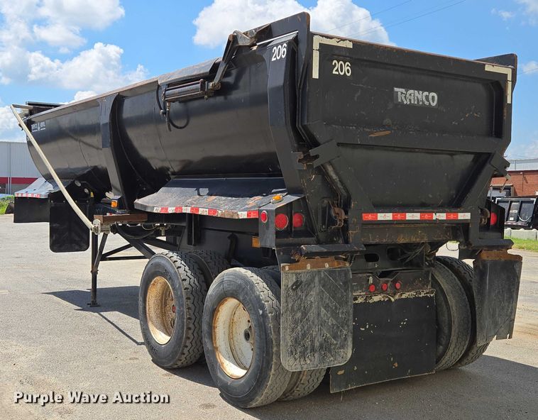 image for item EV1587 2014 Ranco Anvil 24-26QF end dump trailer
