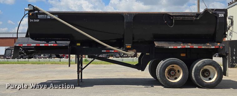image for item EV1587 2014 Ranco Anvil 24-26QF end dump trailer
