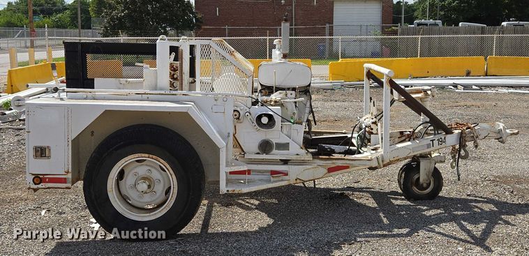 image for item EV1589 1965 Hoggs & Davis 18HEPT 149 reel trailer