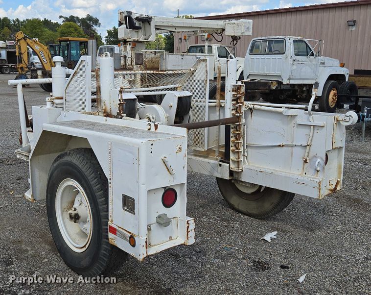 image for item EV1589 1965 Hoggs & Davis 18HEPT 149 reel trailer