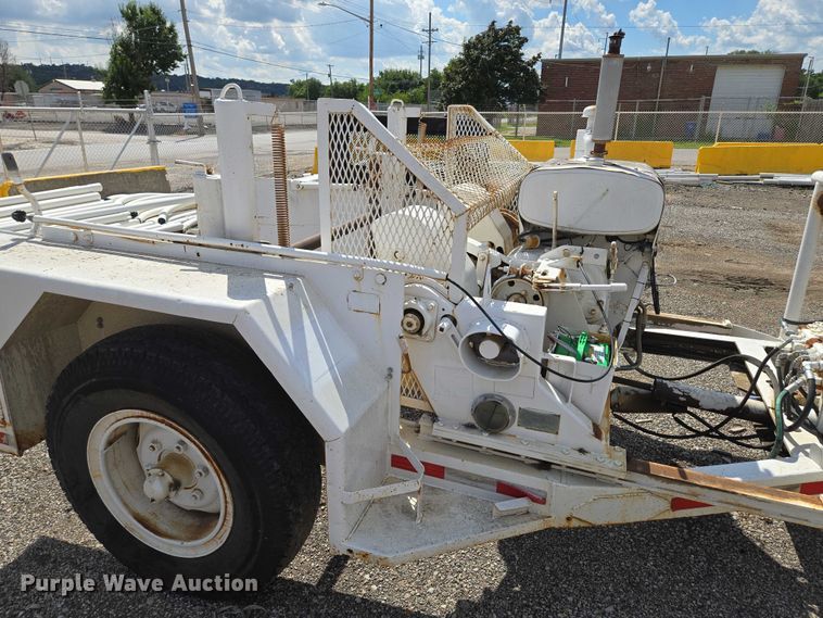 image for item EV1589 1965 Hoggs & Davis 18HEPT 149 reel trailer