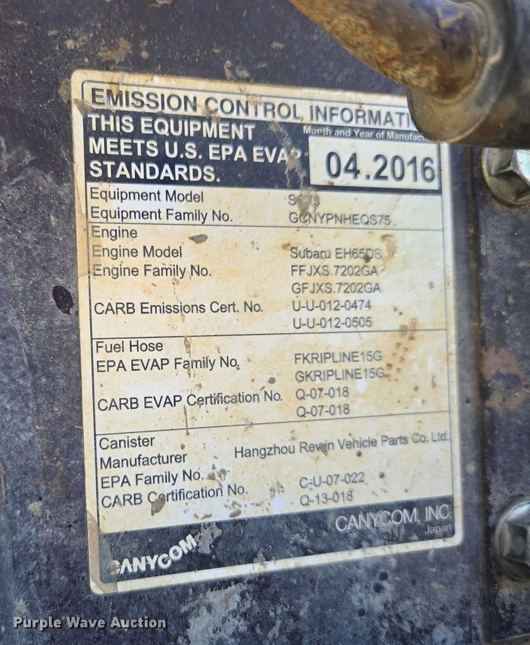 image for item EV1598 Canycom SC75 concrete buggy