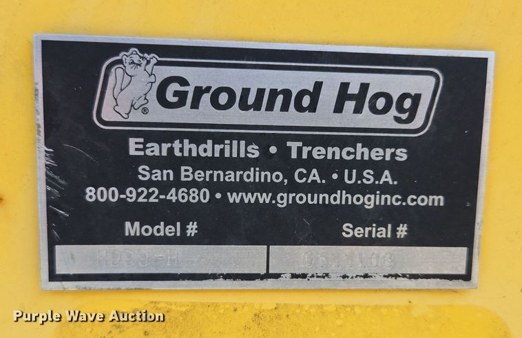 image for item EV1601 Ground Hog HD99-H post hole auger