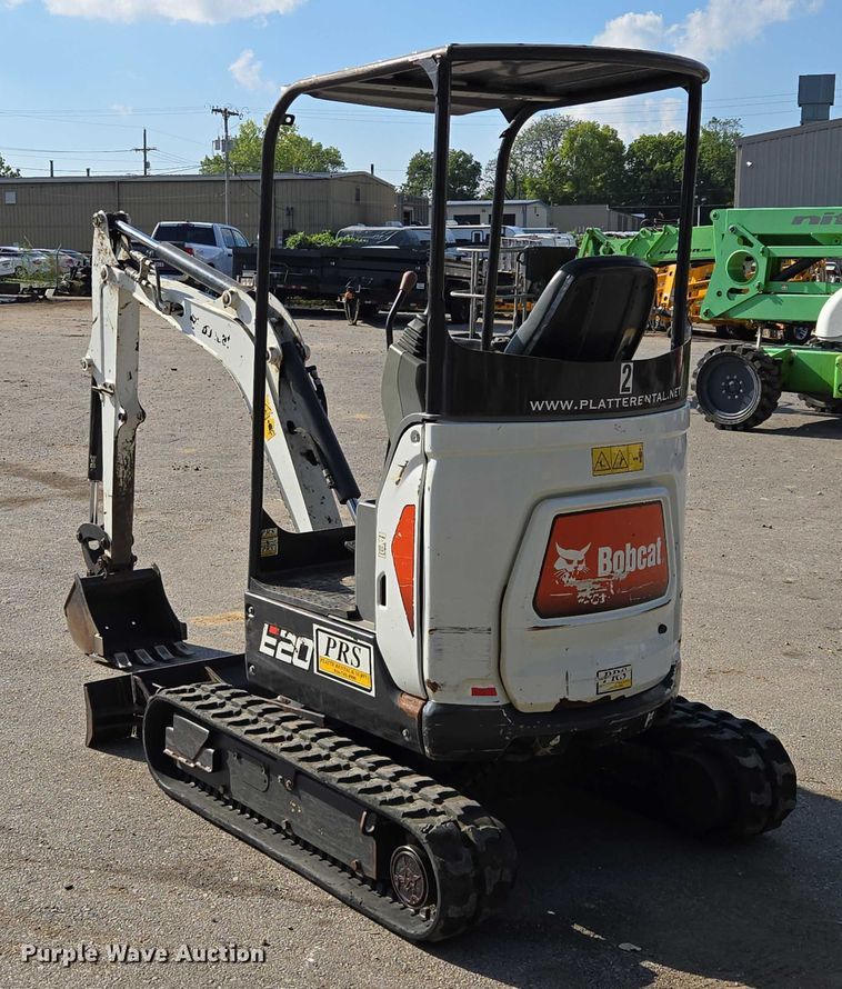 image for item EV1611 2018 Bobcat E20 mini excavator