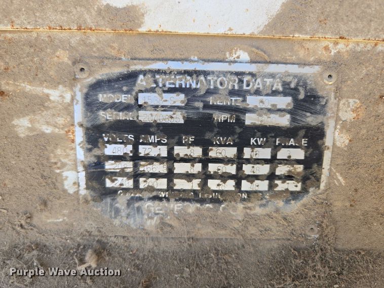 image for item EV1666 1998 Generac 98A01538S generator