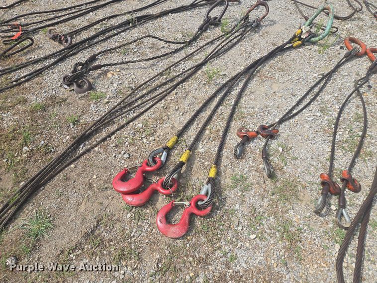 image for item EV1677 Approximately 40 rigging cables 