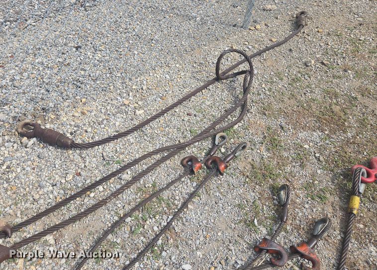 image for item EV1677 Approximately 40 rigging cables 