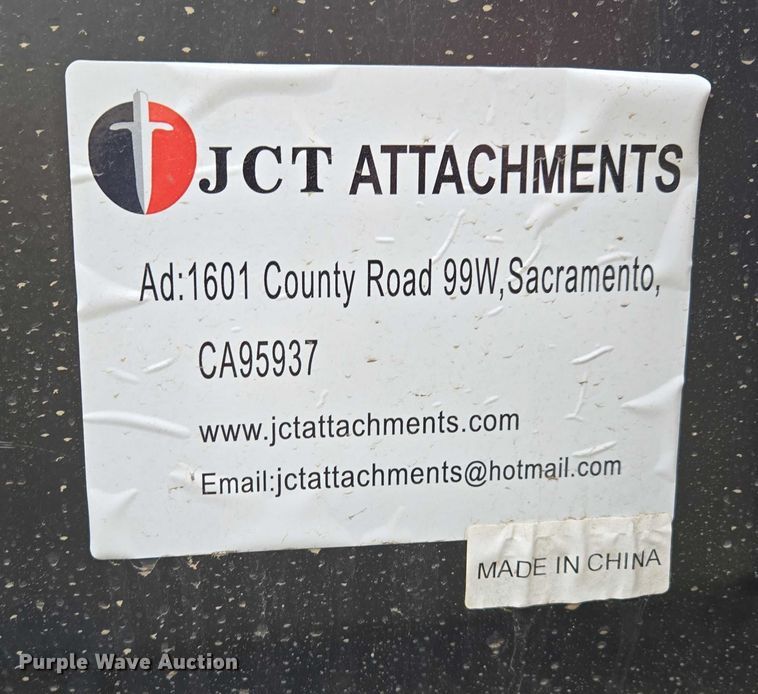 image for item EV1705 JCT  skid steer dozer blade