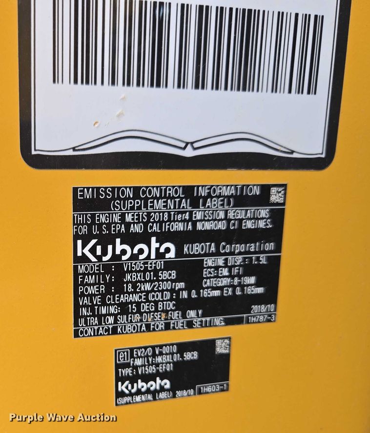 image for item EV1712 2018 Vermeer S925TX compact utility loader