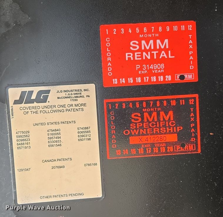 image for item EV1714 2011 JLG 600A boom lift