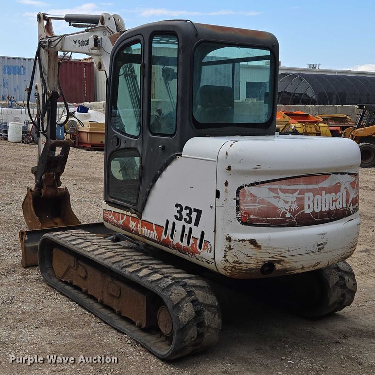 image for item EV1724 2008 Bobcat 337G mini excavator