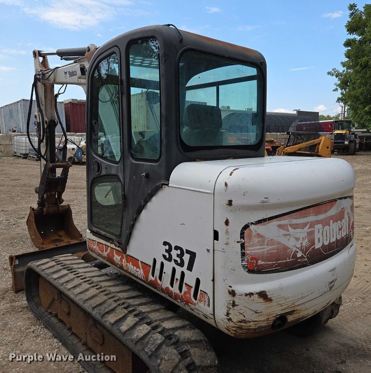 image for item EV1724 2008 Bobcat 337G mini excavator