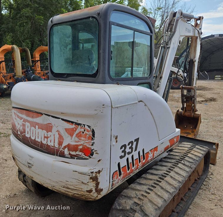 image for item EV1724 2008 Bobcat 337G mini excavator
