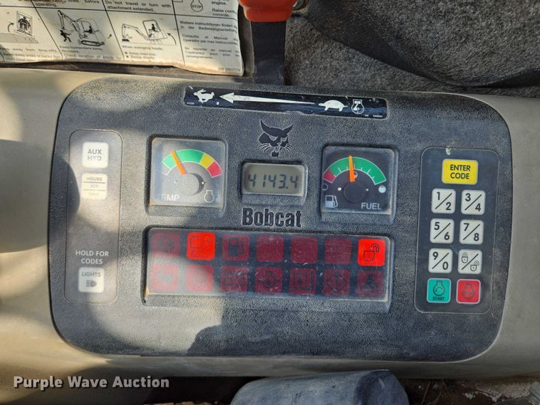 image for item EV1724 2008 Bobcat 337G mini excavator
