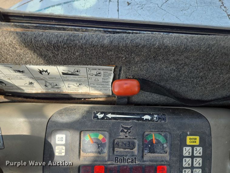 image for item EV1724 2008 Bobcat 337G mini excavator