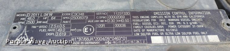 image for item IP9644 2012 Hamm 3205P single drum vibratory roller