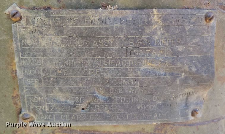 image for item IP9679 Clark 290M scraper