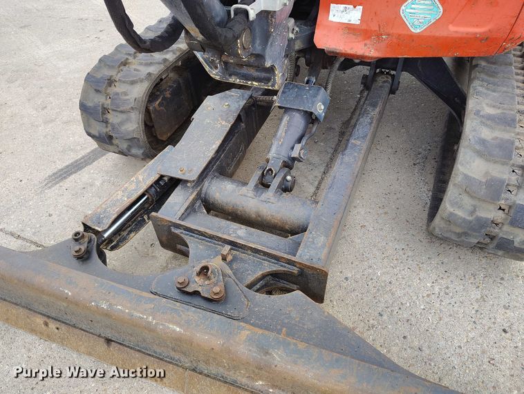 image for item IP9692 2014 Kubota U35-4 mini excavator