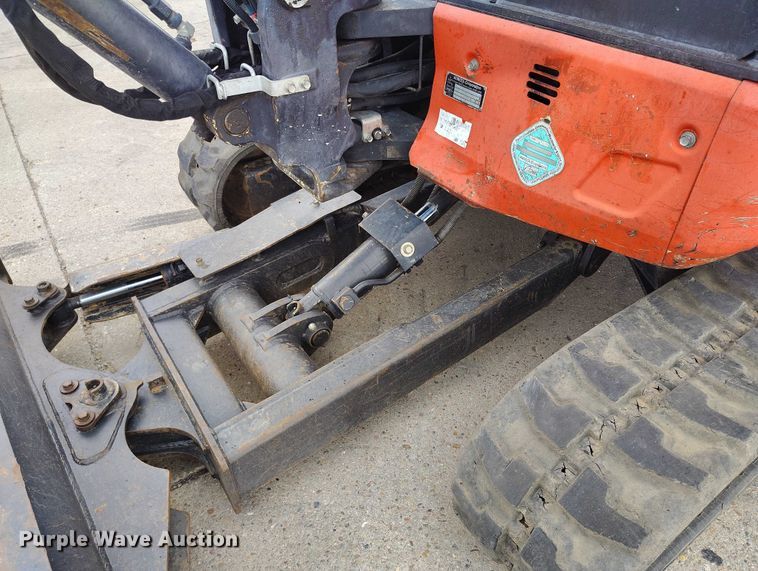 image for item IP9692 2014 Kubota U35-4 mini excavator