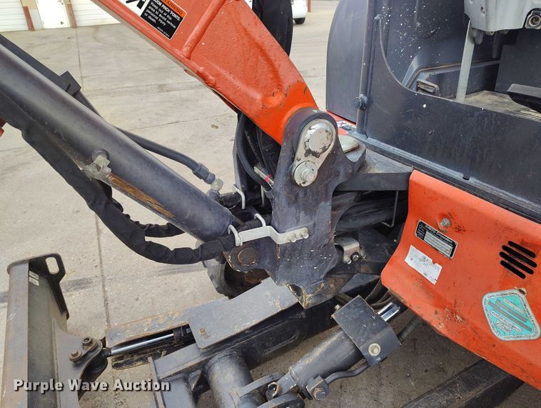 image for item IP9692 2014 Kubota U35-4 mini excavator