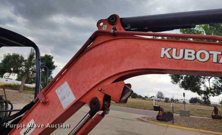 image for item IP9692 2014 Kubota U35-4 mini excavator