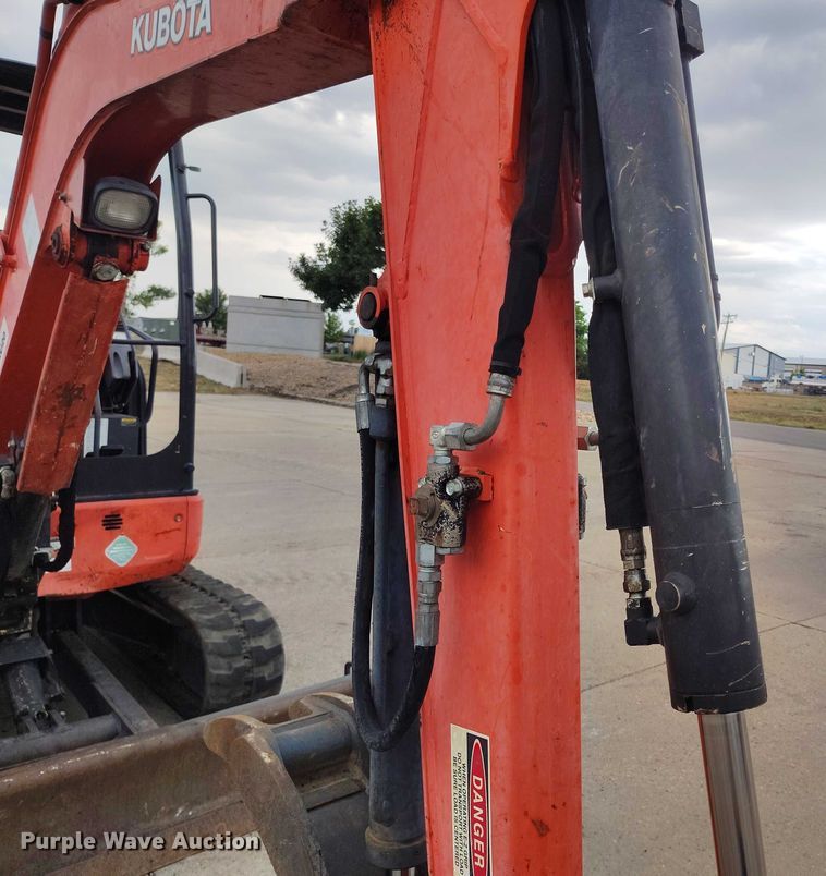 image for item IP9692 2014 Kubota U35-4 mini excavator