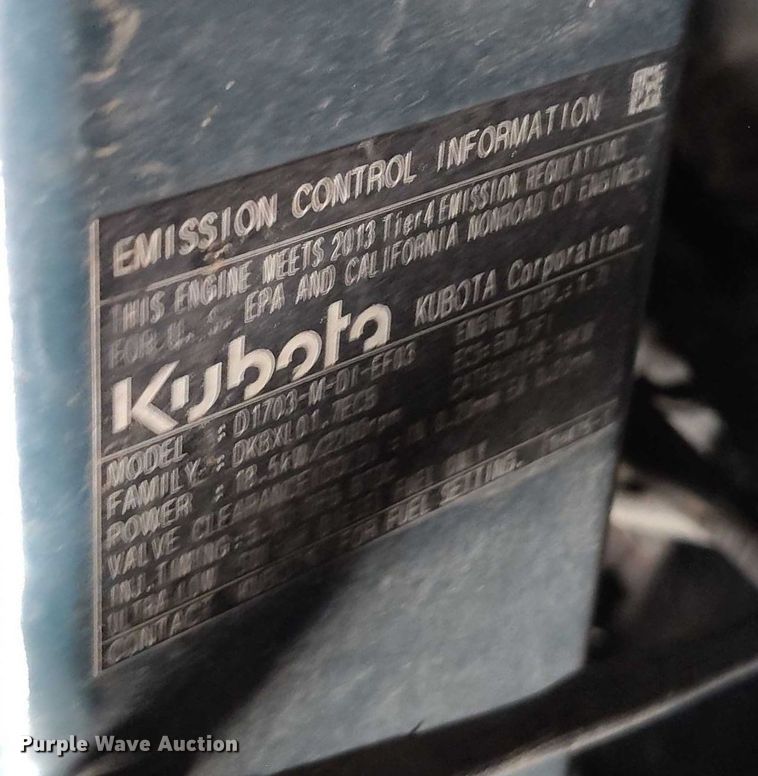 image for item IP9692 2014 Kubota U35-4 mini excavator