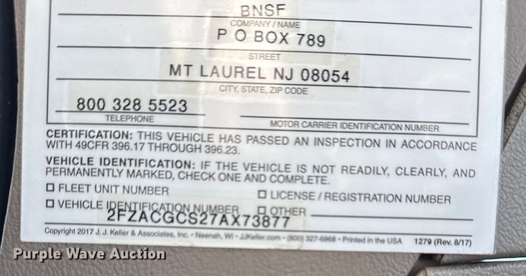 image for item NU9554 2007 Sterling Acterra utility / service truck