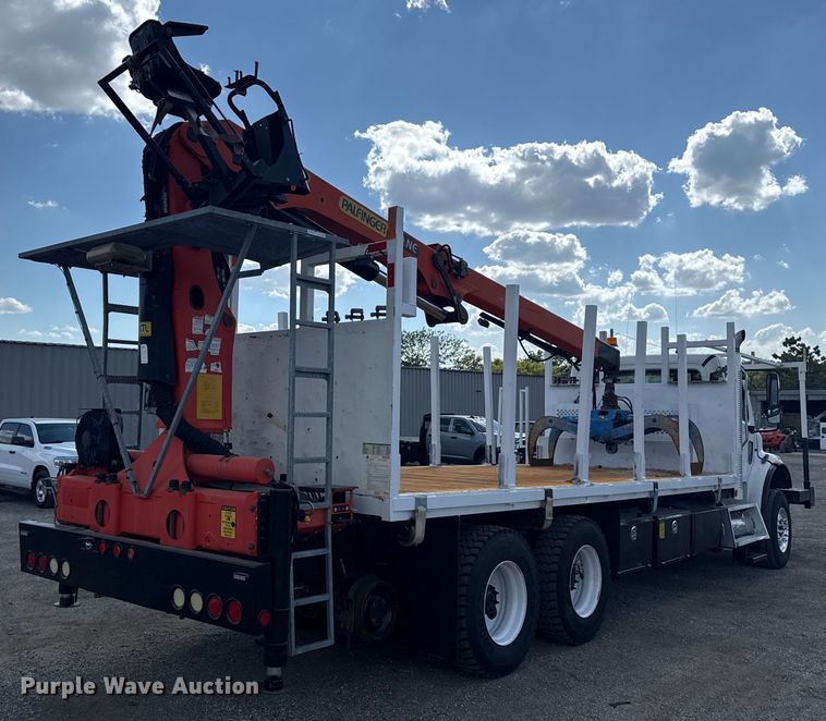 image for item NU9568 2010 Freightliner Business Class M2 grapple crane truck 