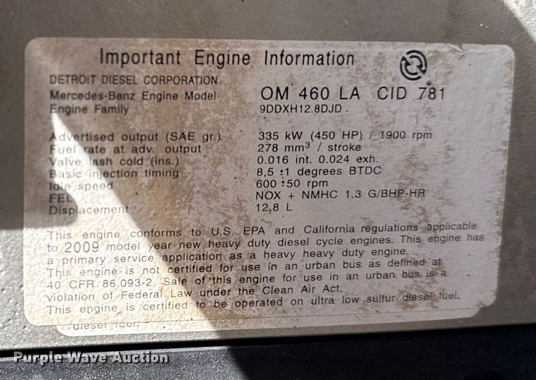 image for item NU9568 2010 Freightliner Business Class M2 grapple crane truck 