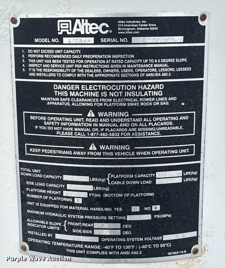 image for item NU9576 2012 Ford F550 Super Duty bucket truck