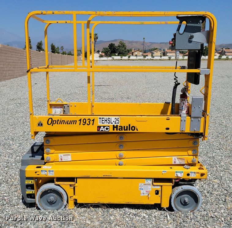 image for item YA0184 2018 Haulotte Optimum 1931E scissor lift