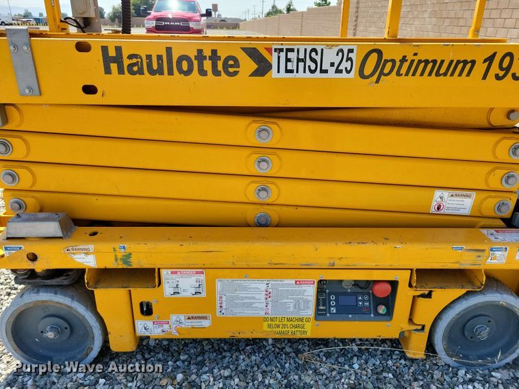 image for item YA0184 2018 Haulotte Optimum 1931E scissor lift