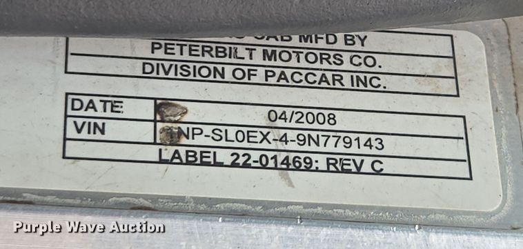 image for item YA0687 2009 Peterbilt 365 dump truck