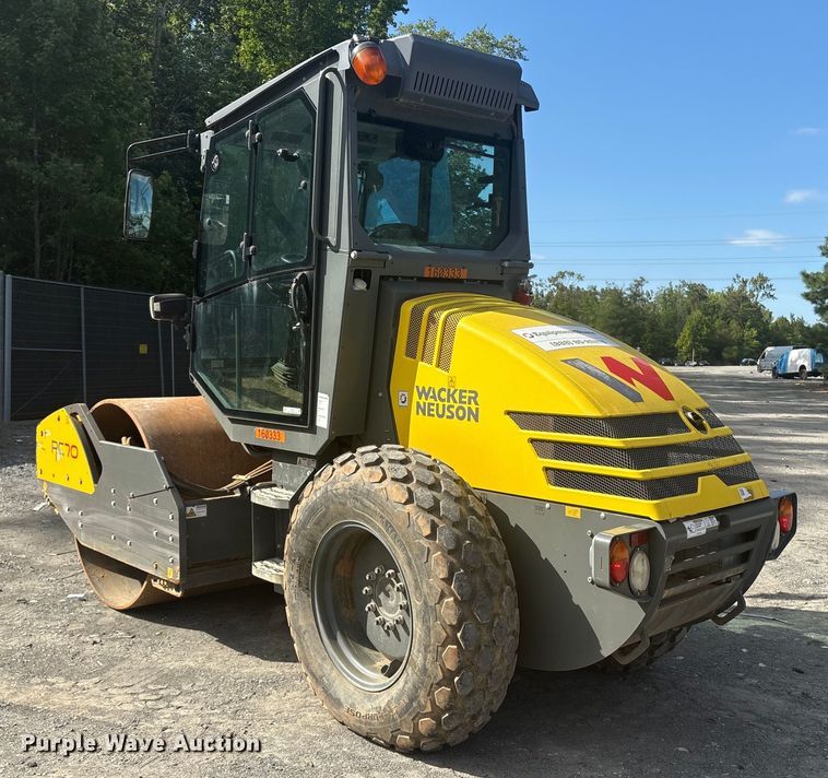 image for item YA0749 2021 Wacker Neuson RC70 single drum vibratory roller