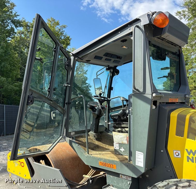 image for item YA0749 2021 Wacker Neuson RC70 single drum vibratory roller