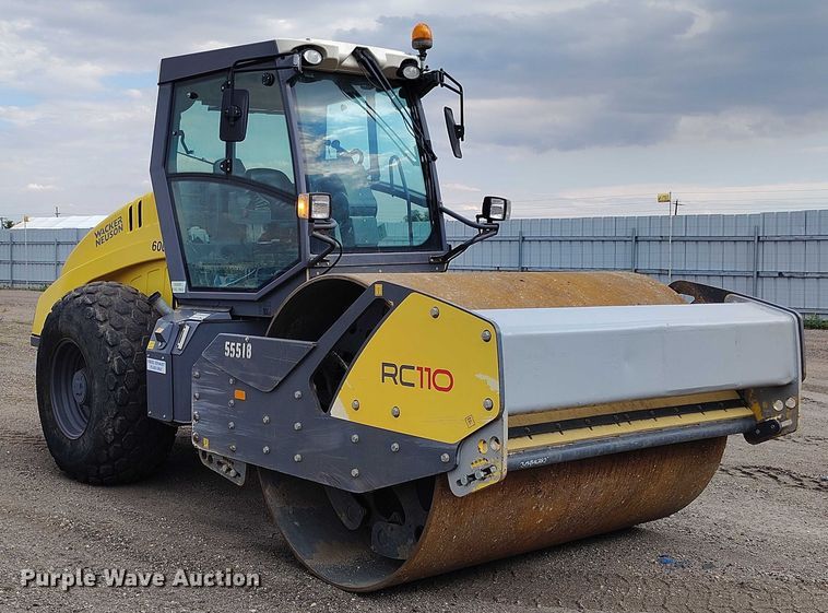 image for item YA0853 2019 Wacker Neuson RC110 single drum vibratory roller