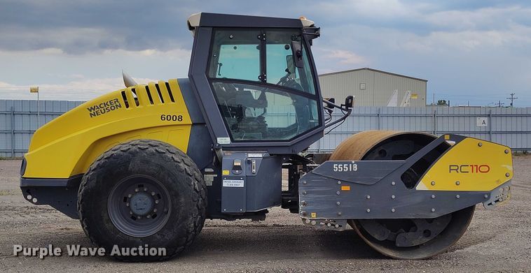 image for item YA0853 2019 Wacker Neuson RC110 single drum vibratory roller