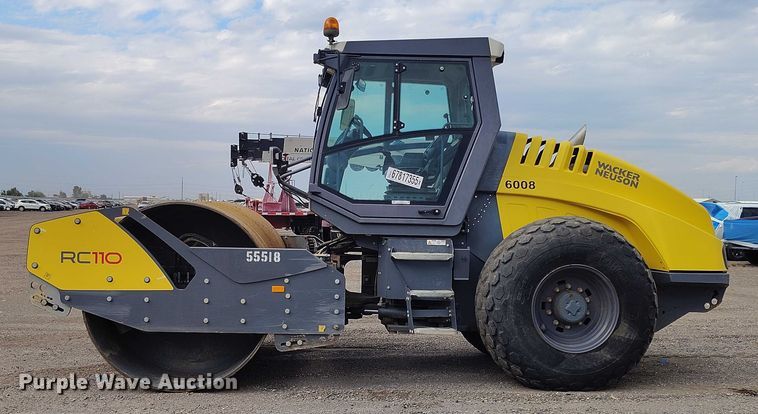 image for item YA0853 2019 Wacker Neuson RC110 single drum vibratory roller