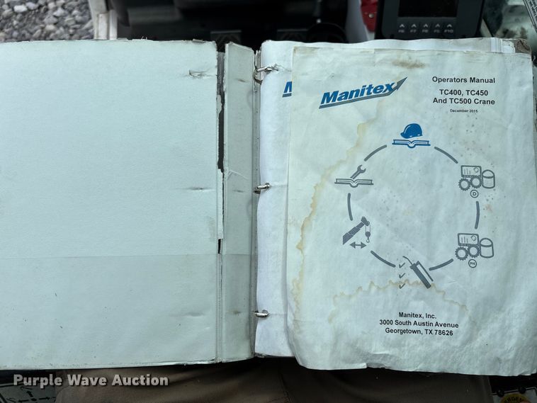 image for item YA0957 2015 Manitex TC450-142 truck mounted crane