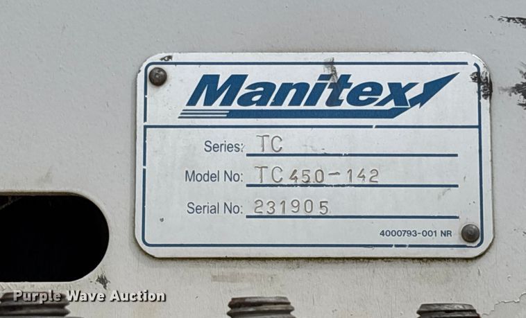 image for item YA0957 2015 Manitex TC450-142 truck mounted crane