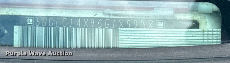 image for item DJ7779 2006 Chevrolet Silverado 1500 pickup truck