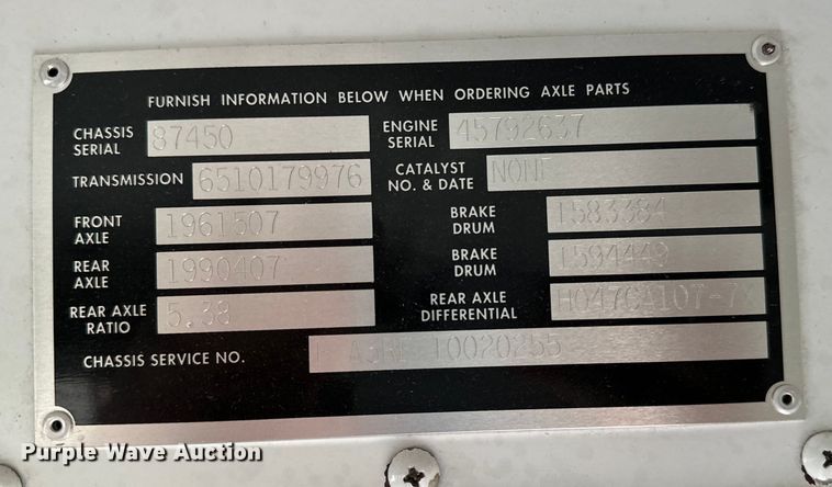 image for item DP8845 1999 Blue Bird All American school bus