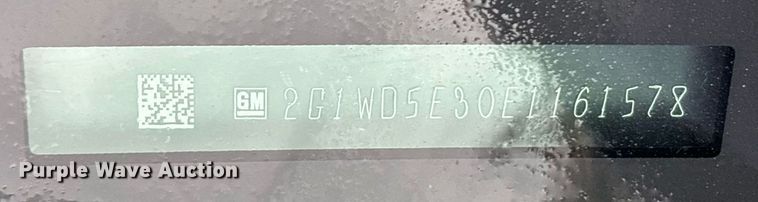 image for item DT3417 2014 Chevrolet Impala Limited Police Cruiser 