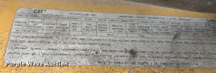 image for item DU1273 1993 GMC Top Kick C6500 tank truck