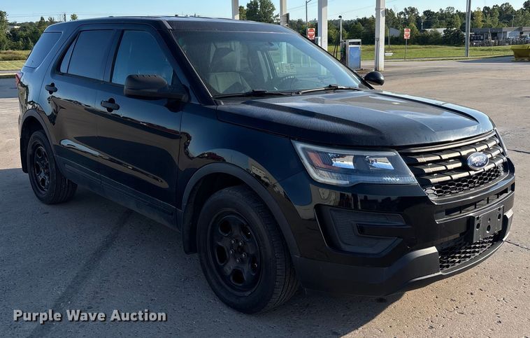 image for item DU1275 2017 Ford Explorer Police Interceptor SUV