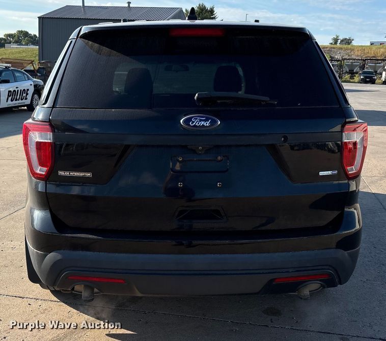 image for item DU1275 2017 Ford Explorer Police Interceptor SUV