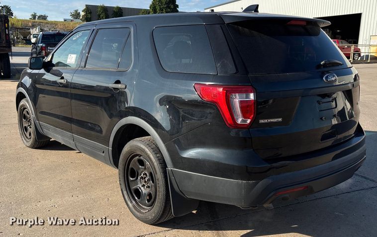 image for item DU1275 2017 Ford Explorer Police Interceptor SUV