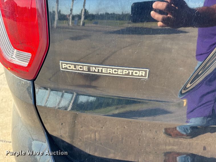 image for item DU1275 2017 Ford Explorer Police Interceptor SUV