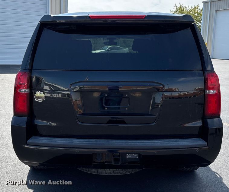 image for item DU1314 2016 Chevrolet Tahoe Police SUV
